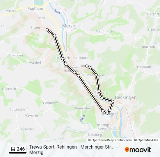 246  Line Map