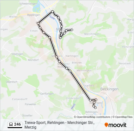 246  Line Map