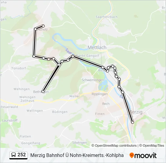 252  Line Map