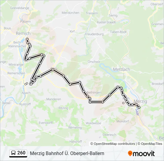 260  Line Map