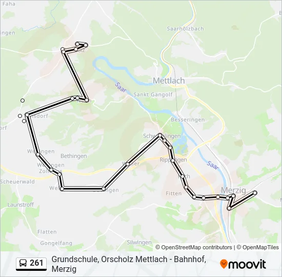 261  Line Map
