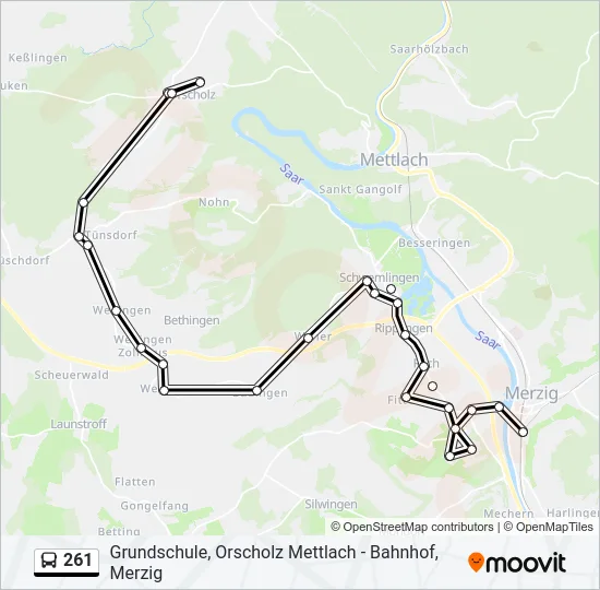 261  Line Map