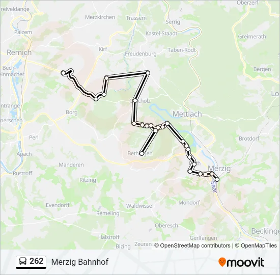 262  Line Map