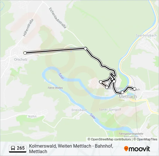 265  Line Map
