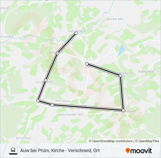 472 RUFBUS Bus Line Map