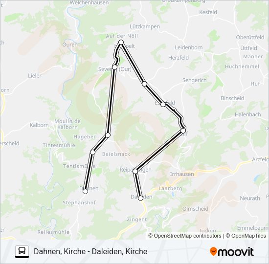 482 RUFBUS Bus Line Map