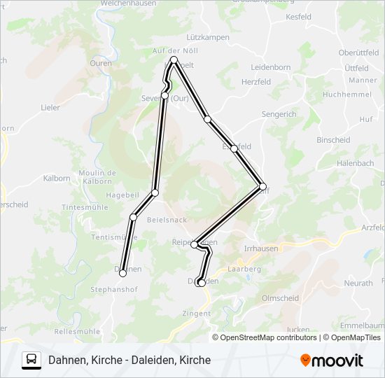 482 RUFBUS Bus Line Map