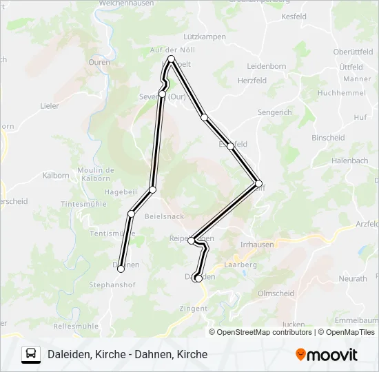 482 RUFBUS Bus Line Map