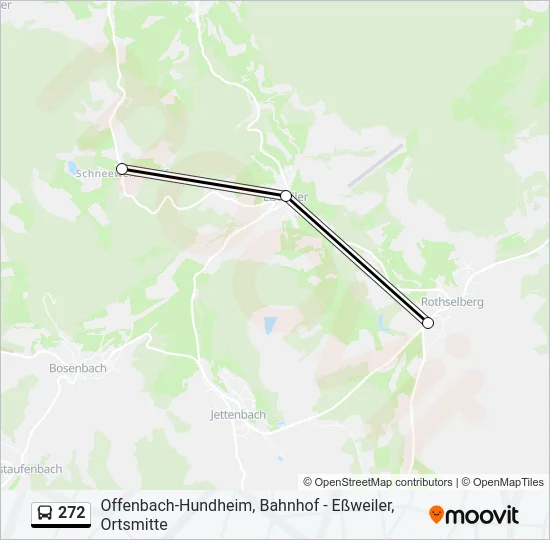 272 Bus Line Map
