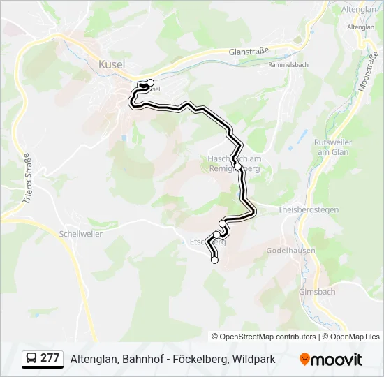 277 Bus Line Map