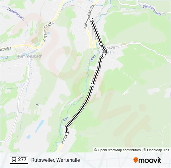 277 Bus Line Map