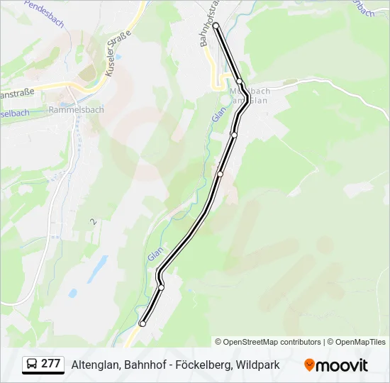 277 Bus Line Map