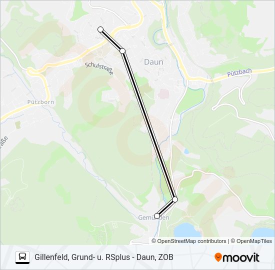 561 RUFBUS Bus Line Map