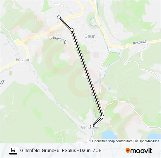 561 RUFBUS Bus Line Map
