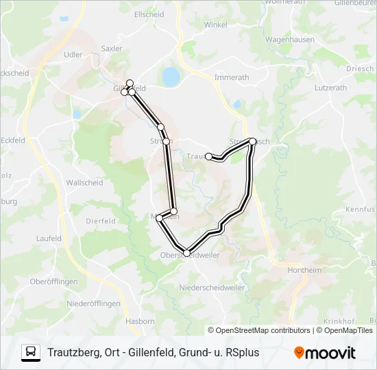 567 RUFBUS Bus Line Map