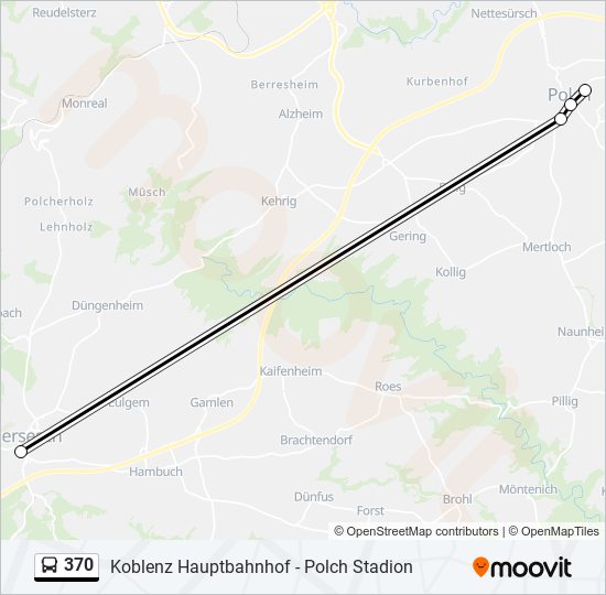 370 Route: Schedules, Stops & Maps - Polch Stadion (Updated)