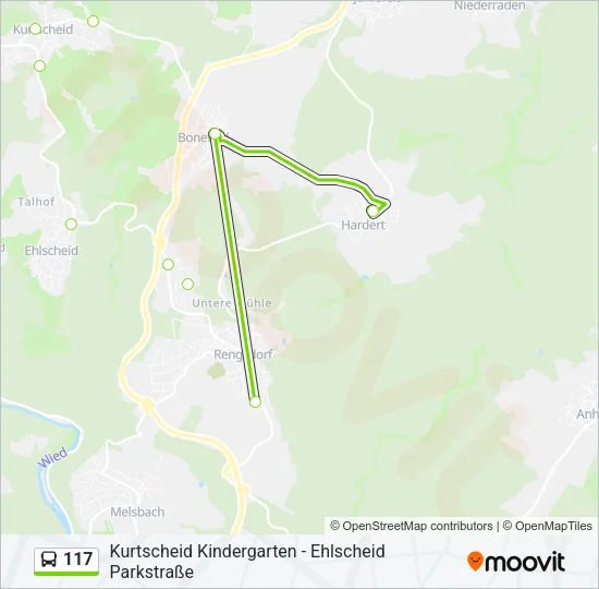 117 Bus Line Map