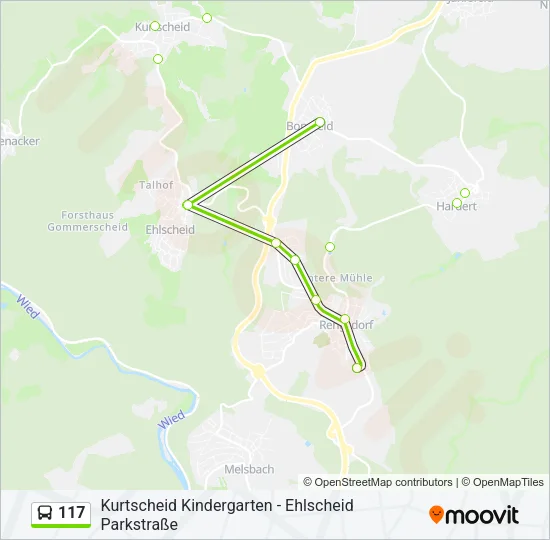 117 Bus Line Map