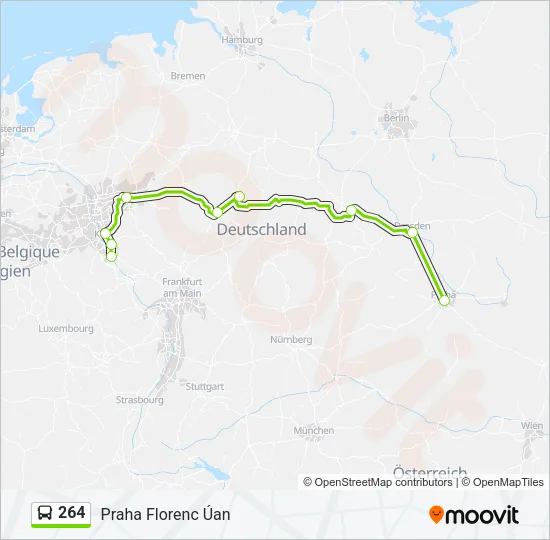 264 Bus Line Map