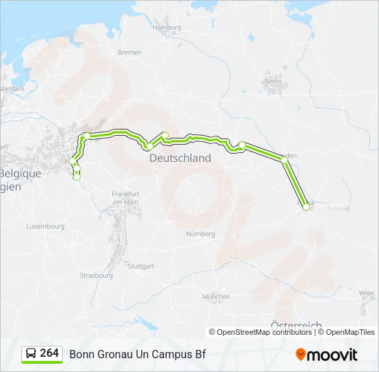 264 Bus Line Map