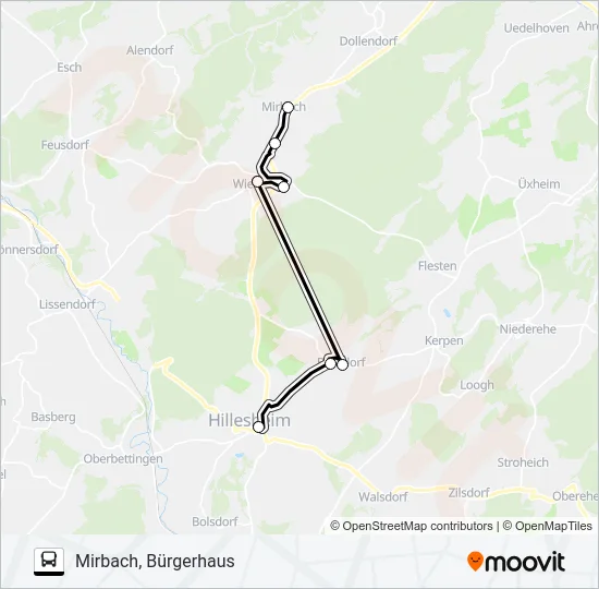 539 RUFBUS Bus Line Map