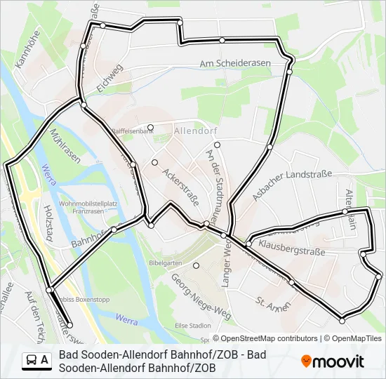 A Bus Line Map