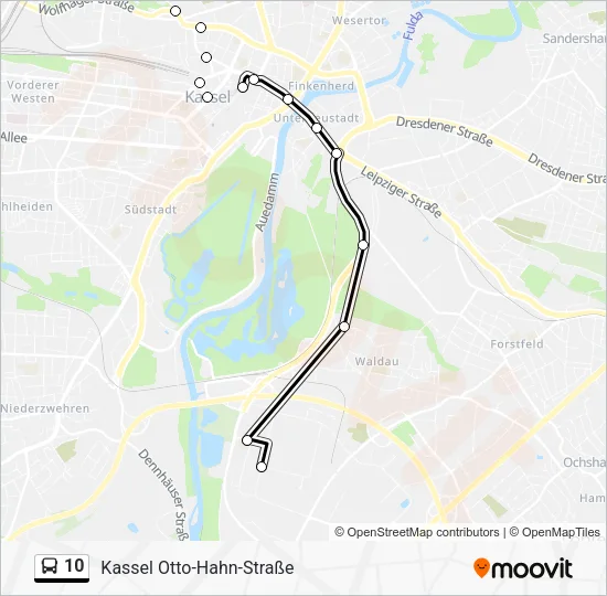 10 Bus Line Map