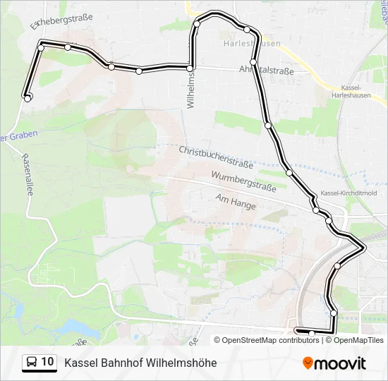 10 Bus Line Map
