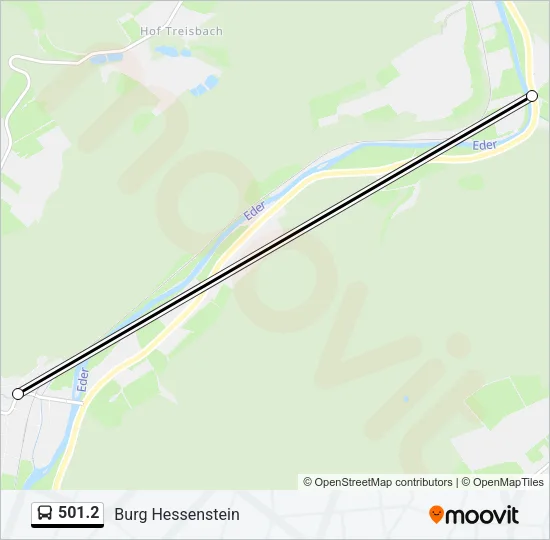 501.2 Bus Line Map