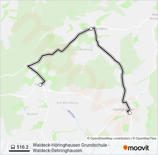 510.2 Bus Line Map