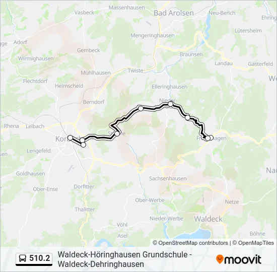 510.2 Bus Line Map