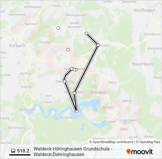 510.2 Bus Line Map