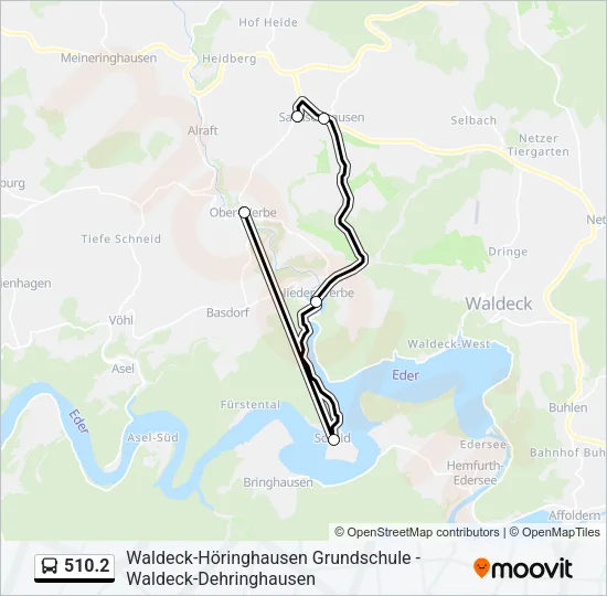 510.2 Bus Line Map