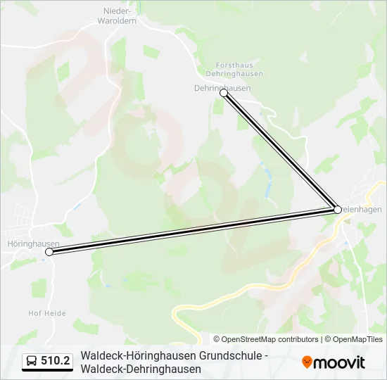510.2 Bus Line Map