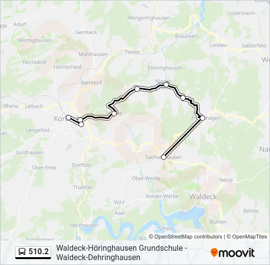 510.2 Bus Line Map