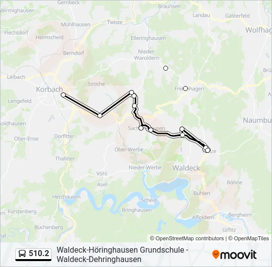 510.2 Bus Line Map