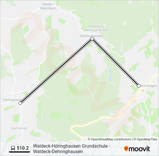 510.2 Bus Line Map