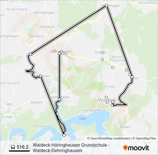 510.2 Bus Line Map