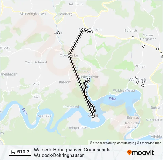 510.2 Bus Line Map