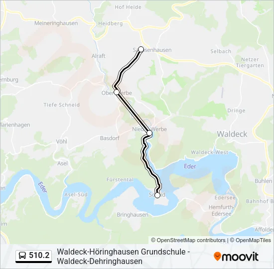 510.2 Bus Line Map