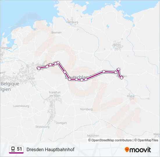 51 Train Line Map