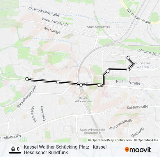 0 Light Rail Line Map