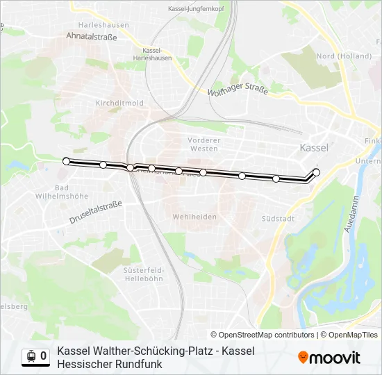 0 Light Rail Line Map