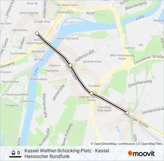 0 Light Rail Line Map