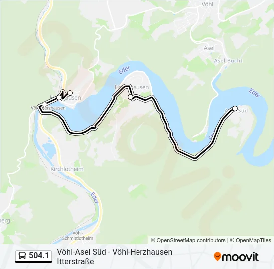 504.1 Bus Line Map