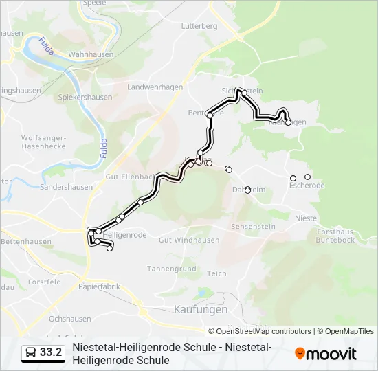 33.2 Bus Line Map