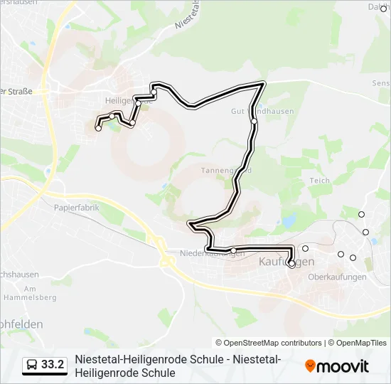 33.2 Bus Line Map
