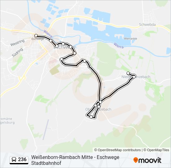 236 Bus Line Map