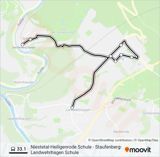 33.1 Bus Line Map