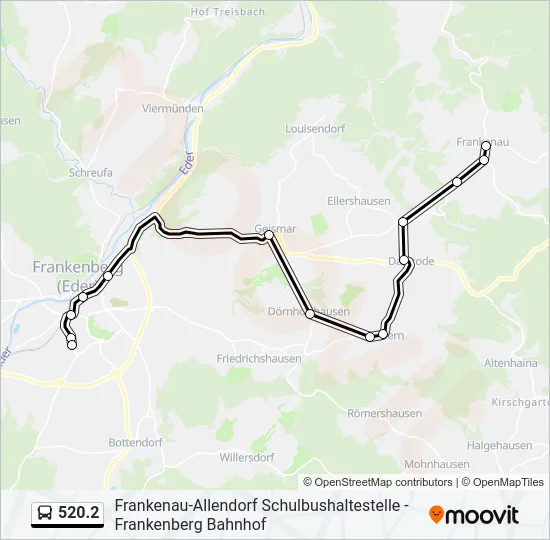 520.2 Bus Line Map